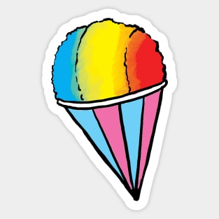 Snow Cone Sticker